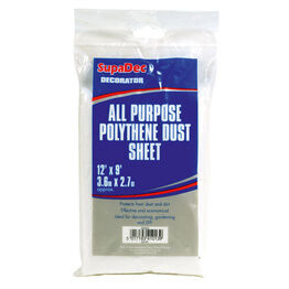 SupaDec All Purpose Polythene Dust Sheets