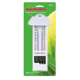 SupaGarden SGS257 Min/Max Thermometer Mercury Free