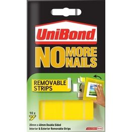 UniBond 2675762 No More Nails Removeable strips