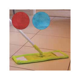 JVL 20032GY Flat Microfibre Mop And Handle