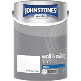 Johnstone's 303968 Wall & Ceiling Matt - Brilliant White