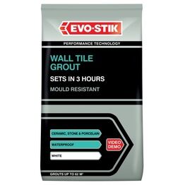 Evo-Stik Tile A Wall Fast Set Grout for Ceramic Tiles - White