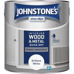Johnstone's Quick Dry Primer Undercoat - Brilliant White