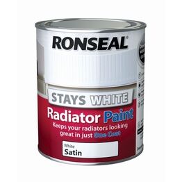 Ronseal One Coat Radiator Paint Satin - White
