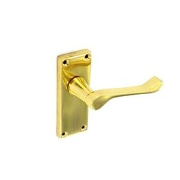 Securit S2205 Victorian Scroll Latch Handles (Pair)