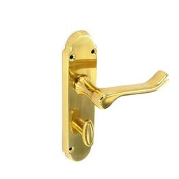 Securit S2822 Richmond Brass Bathroom Handles (Pair)