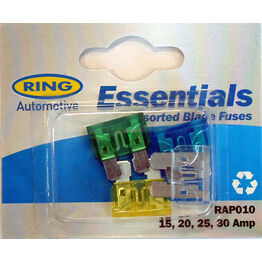 Ring 4 x Blade Fuses