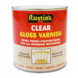 Rustins Polyurethane Gloss Varnish 1L