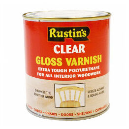 Rustins Polyurethane Gloss Varnish 500ml