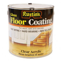 Rustins Quick Dry Acrylic Floor Coating Gloss