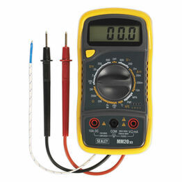 Sealey MM20 Digital Multimeter 8 Function with Thermocouple