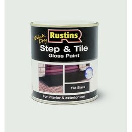 Rustins Quick Drying Step Tile Black