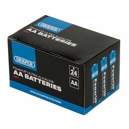 Draper 03973 Draper Powerup Ultra Alkaline Aa Batteries (Pack Of 24)