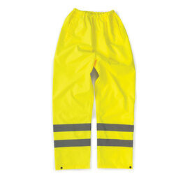 Tough Grit Hi-Vis Waterproof Trousers Yellow