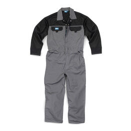 Tough Grit Zip-Front Coverall Charcoal