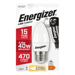 Energizer S8881 E27 Warm White Blister Pack Candle