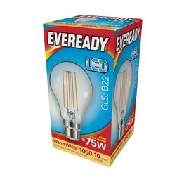 Eveready S15487 LED Filament GLS B22 1050LM BC
