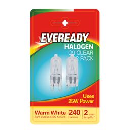 Eveready S815 G9 Capsule Clear BL2 25W