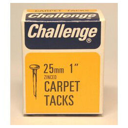 Challenge 11404 Carpet Tacks - Zinc Plated (Box Pack)