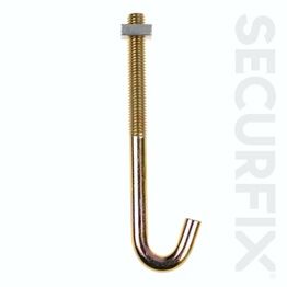 Securfix Trade Pack T11123 Hook Bolt M8X160mm
