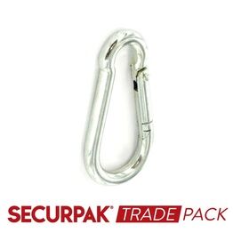 Securpak Trade Pack T10119 Snap Hook Zinc Plated M6