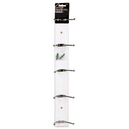 SupaHome SHH5W Hat and Coat Rack with 5 Hooks