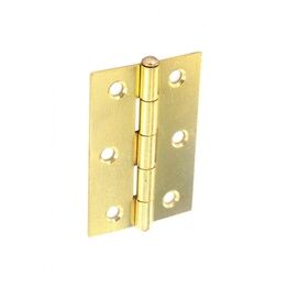 Securit S4318 Loose Pin Butt Hinges Brass Plated (Pair)