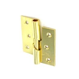 Securit S4332 Rising Butt Hinges RH Brass Plated (Pair)