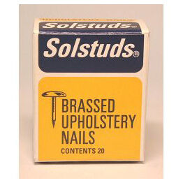 Solstuds 11802 Upholstery Nails - Brassed (Box Pack)