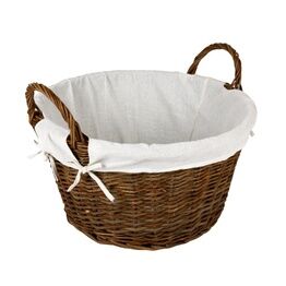 Hearth & Home HH300 Wicker Log Basket With Removable Liner