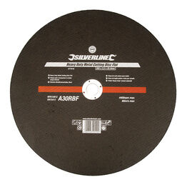 Silverline Heavy Duty Metal Cutting Disc Flat 355 x 3.2 x 25.4mm