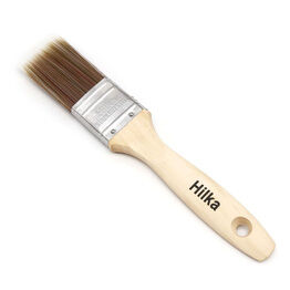 Hilka 1 1/2" Wooden Synthetic Bristle Paint Brushes