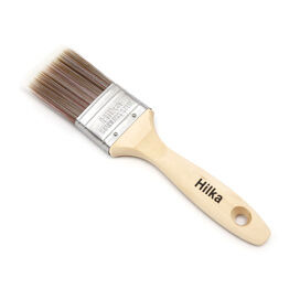Hilka 2" Wooden Synthetic Bristle Paint Brushes