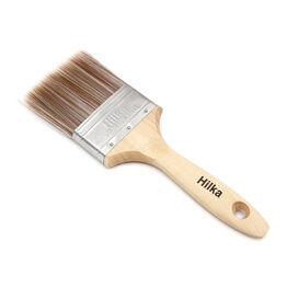 Hilka 3" Wooden Synthetic Bristle Paint Brushes