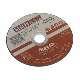 Sealey PTC/100CET Cutting Disc &#8709;100 x 1.2mm 16mm Bore