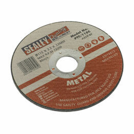 Sealey PTC/115C Cutting Disc &#8709;115 x 3mm 22mm Bore