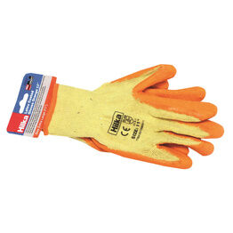 Hilka Extra Large 11" Orange Latex Coated Work Gloves
