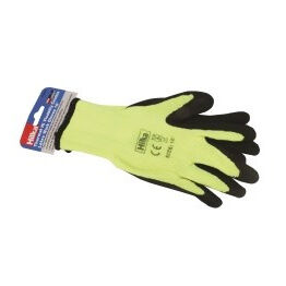 Hilka Large 10" Thermal Latex Work Gloves