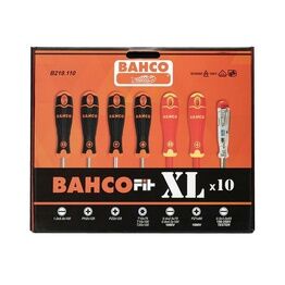 Bahco B219.110 BAHCOFIT XL Screwdriver Set, 10 Piece
