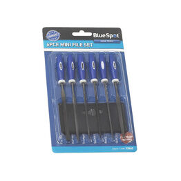 BlueSpot Tools Mini File Set with Pouch 6 Piece