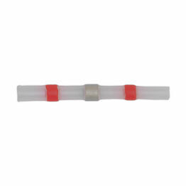 Sealey RTSSB25 Heat Shrink Butt Connector Solder Terminal 22-18 AWG Red Pack of 25