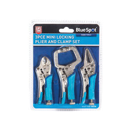 BlueSpot Tools Mini Locking Pliers Set, 3 Piece