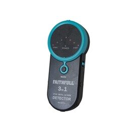 Faithfull 3-in-1 Detector Stud  Metal & Live Wire
