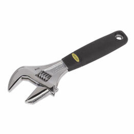 Sealey S0854 Adjustable Wrench with Extra-Wide Jaw Capacity 200mm