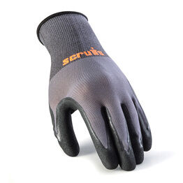 Scruffs Worker Gloves Grey 5pk XL / 10