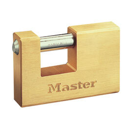 Master Lock Rectangular Solid Brass Body Shutter Padlocks