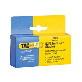 Tacwise 53 Light-Duty Staples (Type JT21  A)