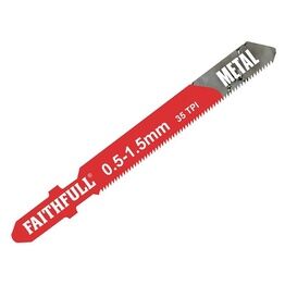 Faithfull Metal Cutting Jigsaw Blades Pack of 5 T118G