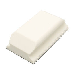 Flexipads World Class Hand Sanding Block Shaped White PUR GRIP® 70 x 125mm