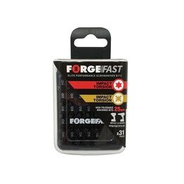 ForgeFix ForgeFast PZ/TX Compatible Impact Bit Set, 31 Piece